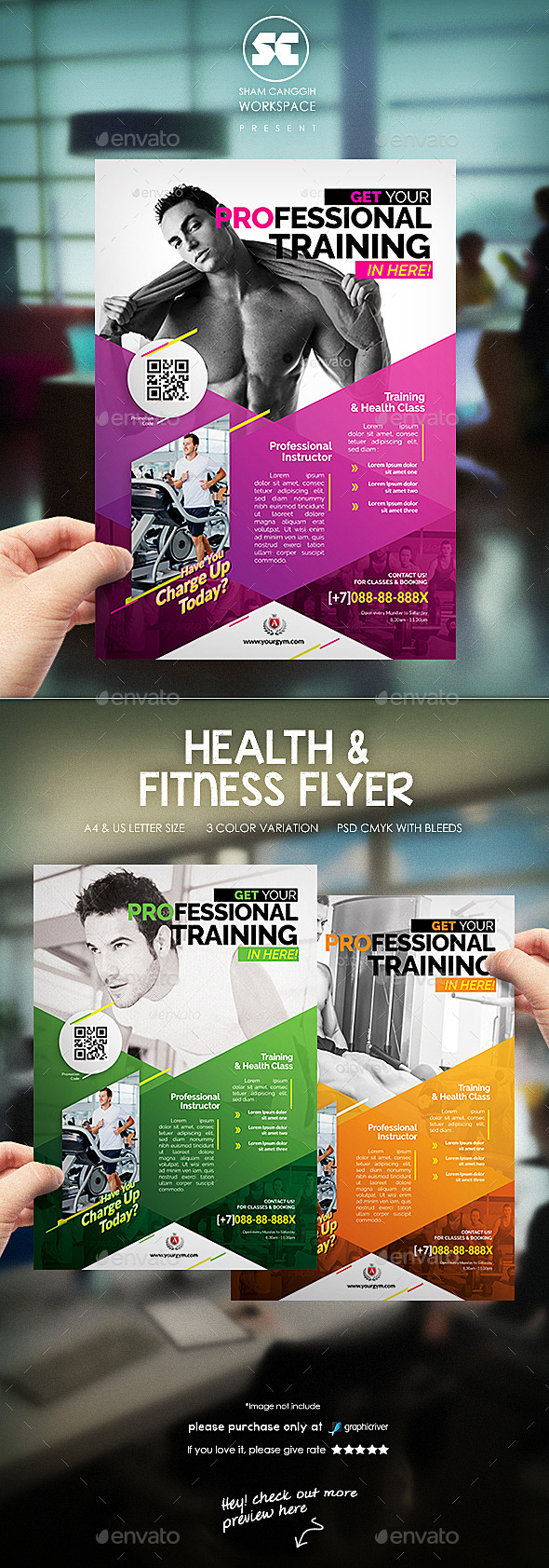 Fitness Gym Flyer Template Fitness Gym Flyer Template
