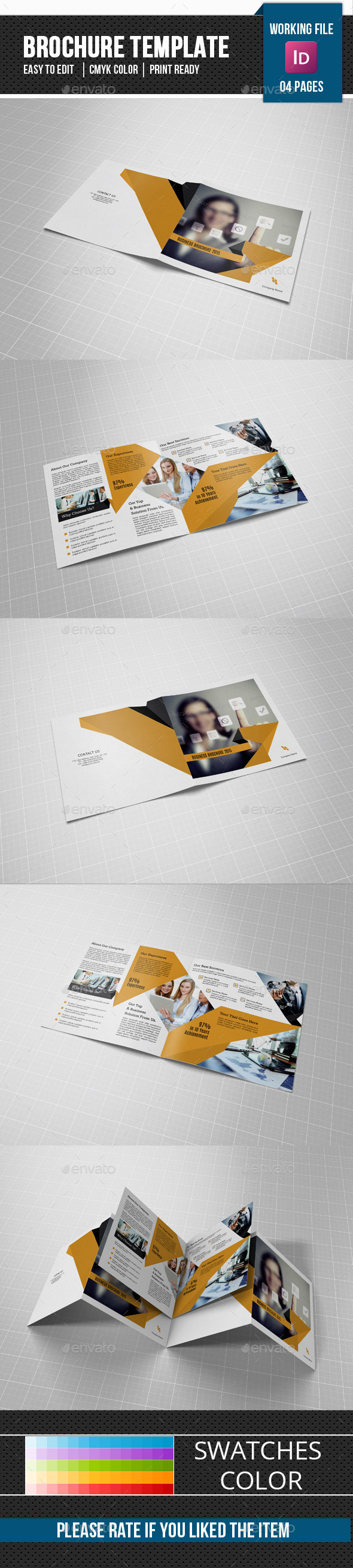Corporate Square Bifold-V74 - Corporate Brochures