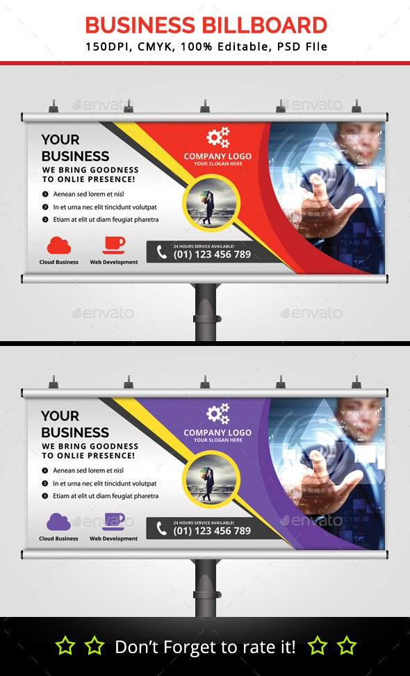 Business Billboard V3 - Signage Print Templates
