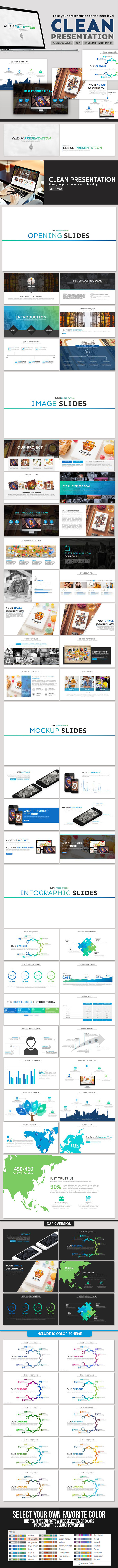 Clean Presentation - Business PowerPoint Templates
