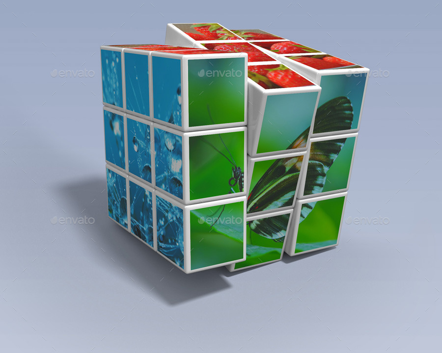 Download Rubik's Cube Mock-up by maxtecb | GraphicRiver