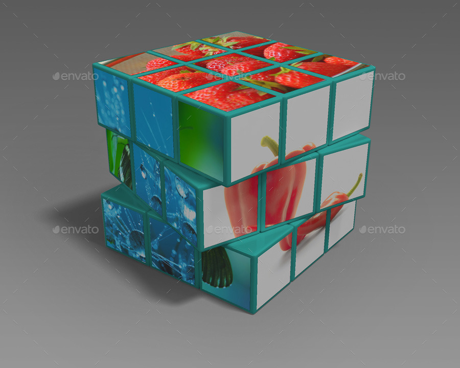Download Rubik's Cube Mock-up by maxtecb | GraphicRiver