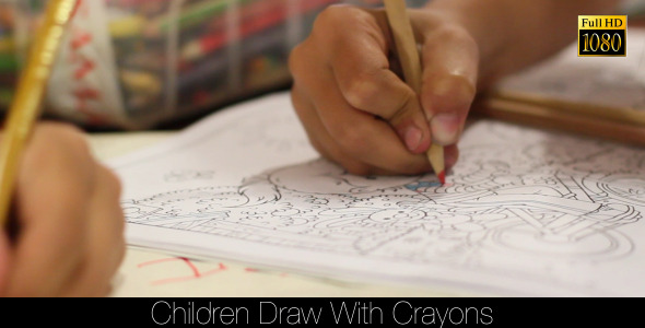 Children Draw With Crayons 3 alt