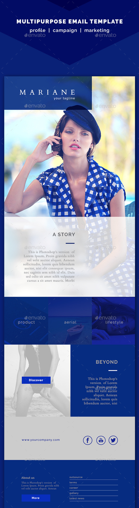 Mariane Multipurpose Template Mariane Multipurpose Template