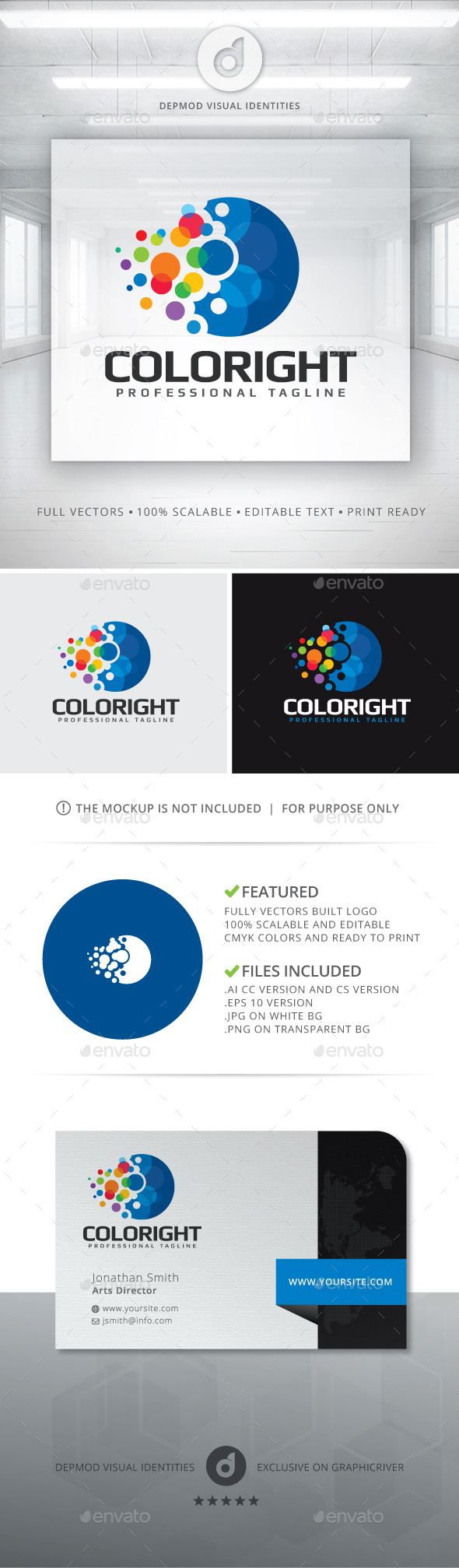 Coloright Logo - Abstract Logo Templates