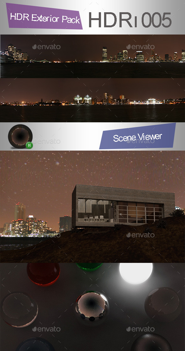 ED Exterior HDR 005 - Night Sky - 3DOcean Item for Sale