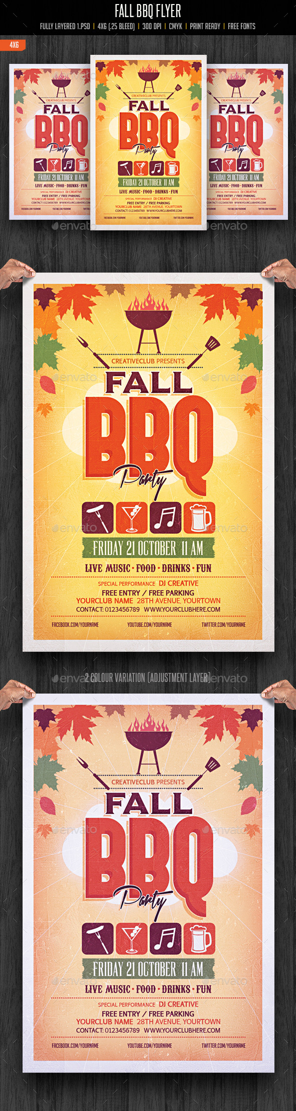 Autumn Fall BBQ Party - Clubs & Parties Events