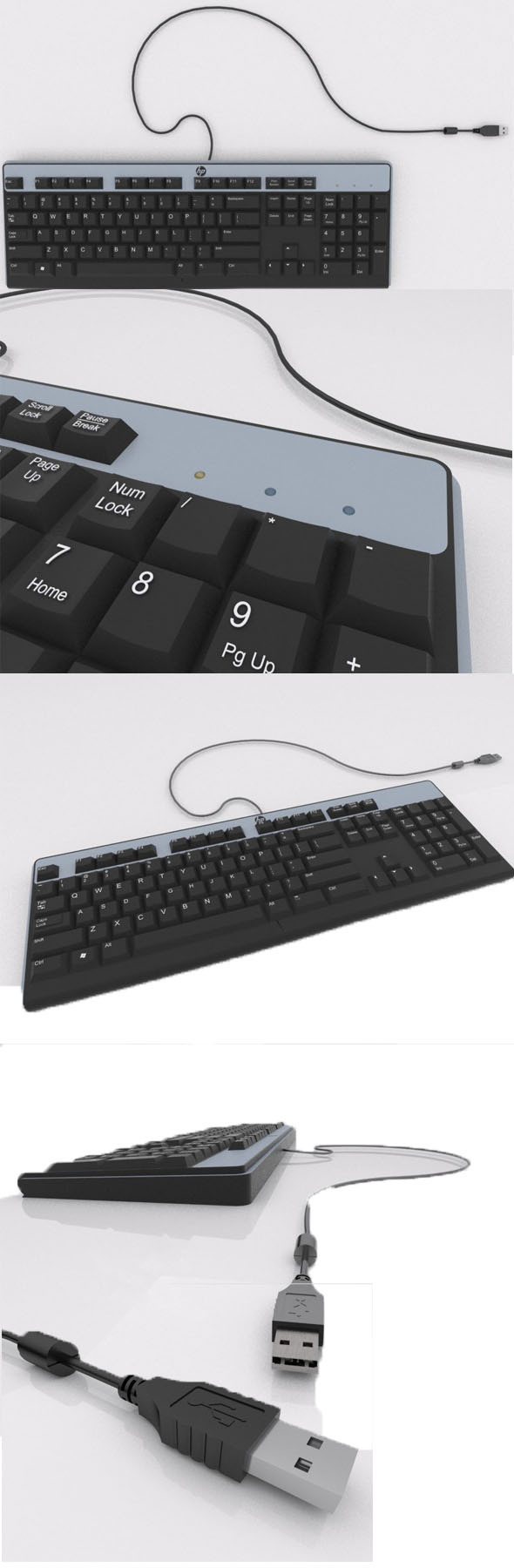 HPs usb keyboard - 3Docean 12837816