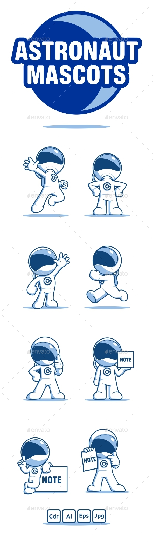 Astronaut Mascots Astronaut Mascots