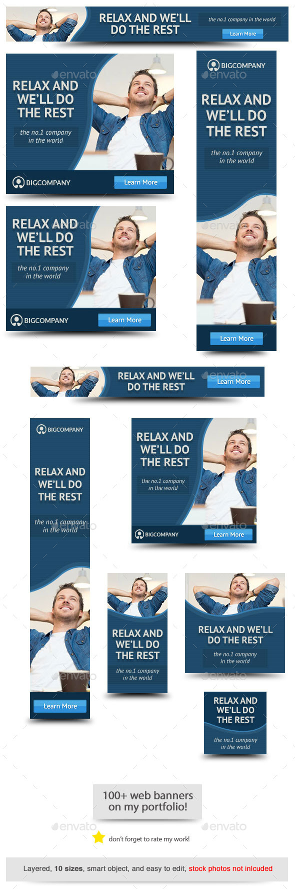 Corporate Web Banner Design Template 67 - Banners & Ads Web Elements