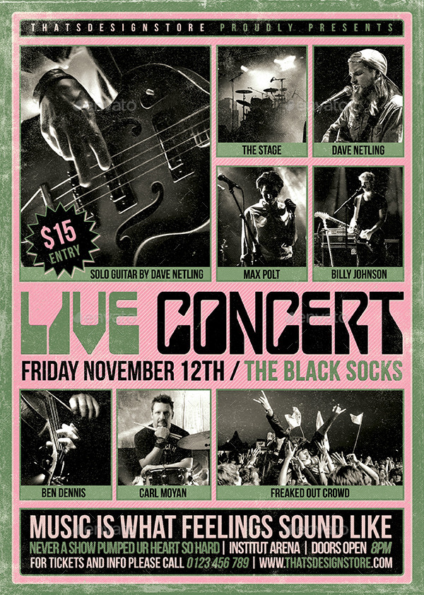 music concert poster template koziy thelinebreaker co recital poster template