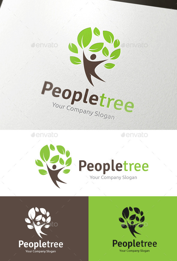 People Tree - Nature Logo Templates