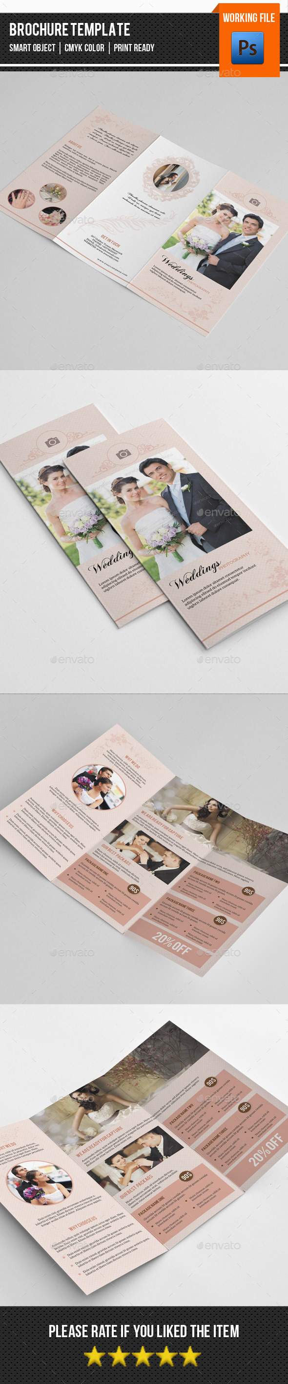 Trifold Brochure for Wedding Photography-V245 - Corporate Brochures