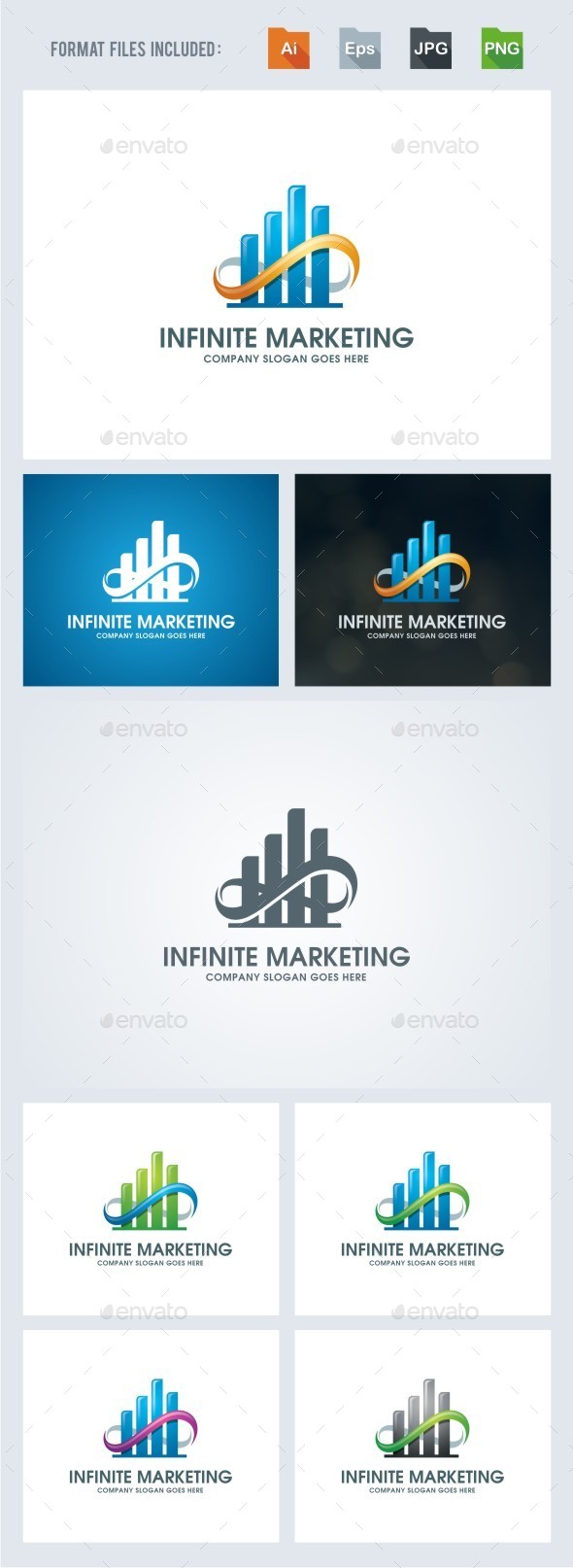 Infinite Marketing - Symbols Logo Templates