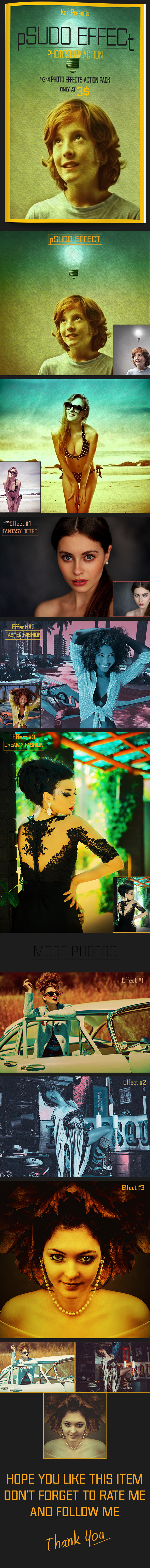 pSUDO Photo Effects - Photo Effects Actions