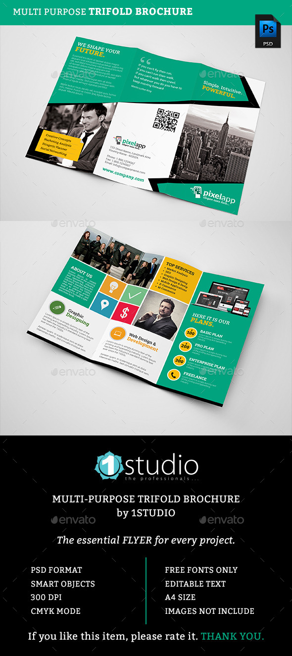 Corporate Trifold Brochure Corporate Trifold Brochure