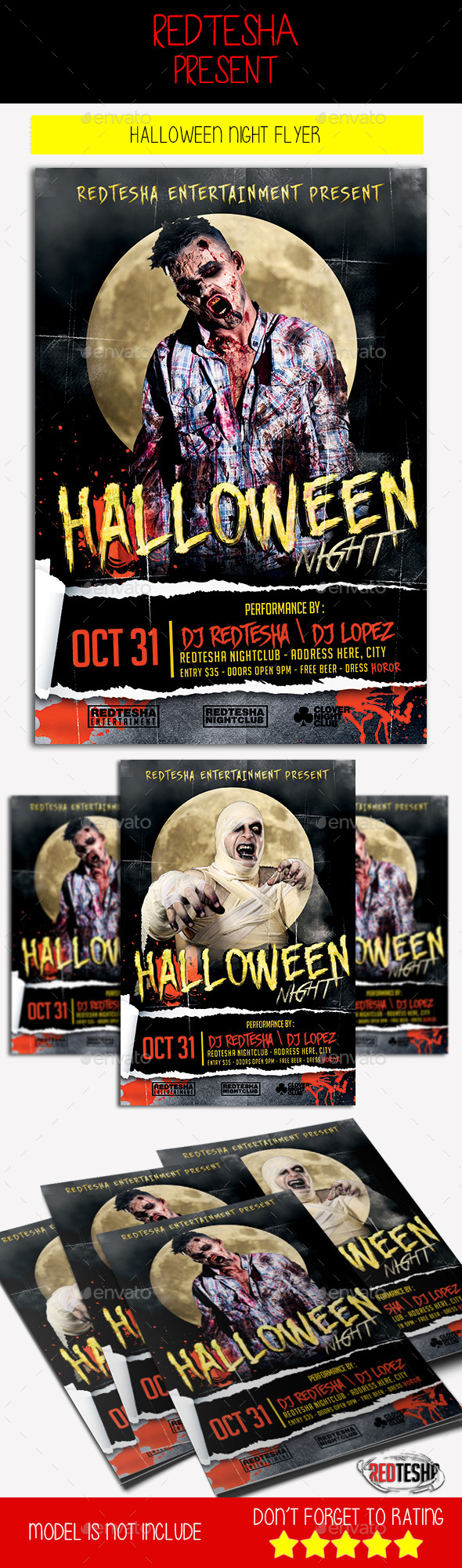 Halloween Night Flyer - Holidays Events