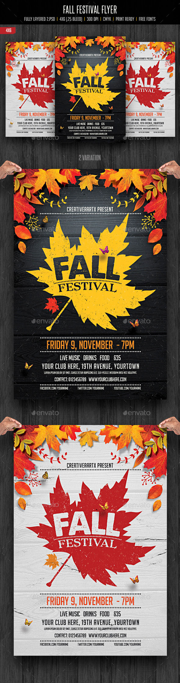 Fall Festival Flyer - Events Flyers