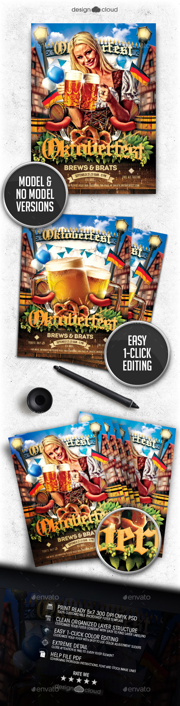 Oktoberfest Vol. 2 Flyer Template - Holidays Events