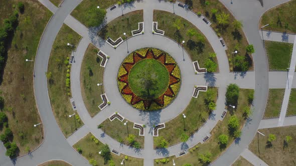 View From a Drone on the Campus of the Far Eastern Federal University FEFU alt