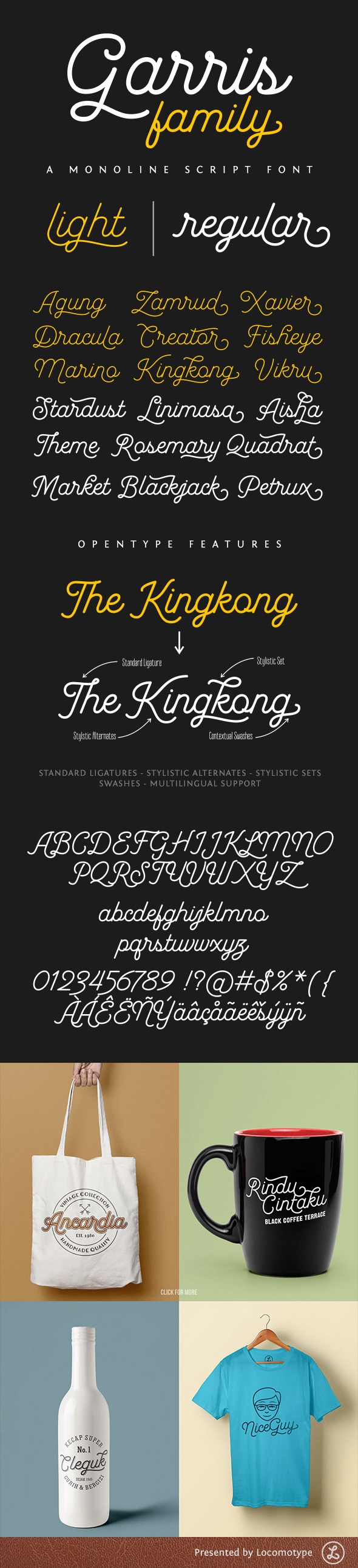Garris Family - Hand-writing Script