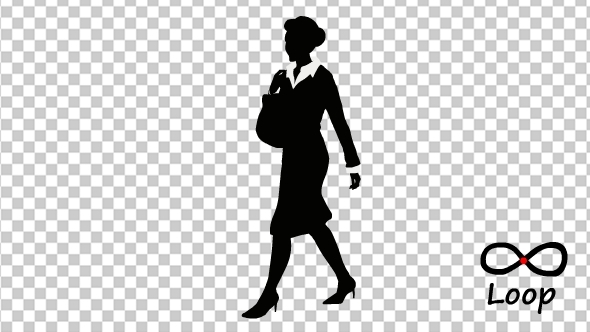 Businesswoman Front Walking