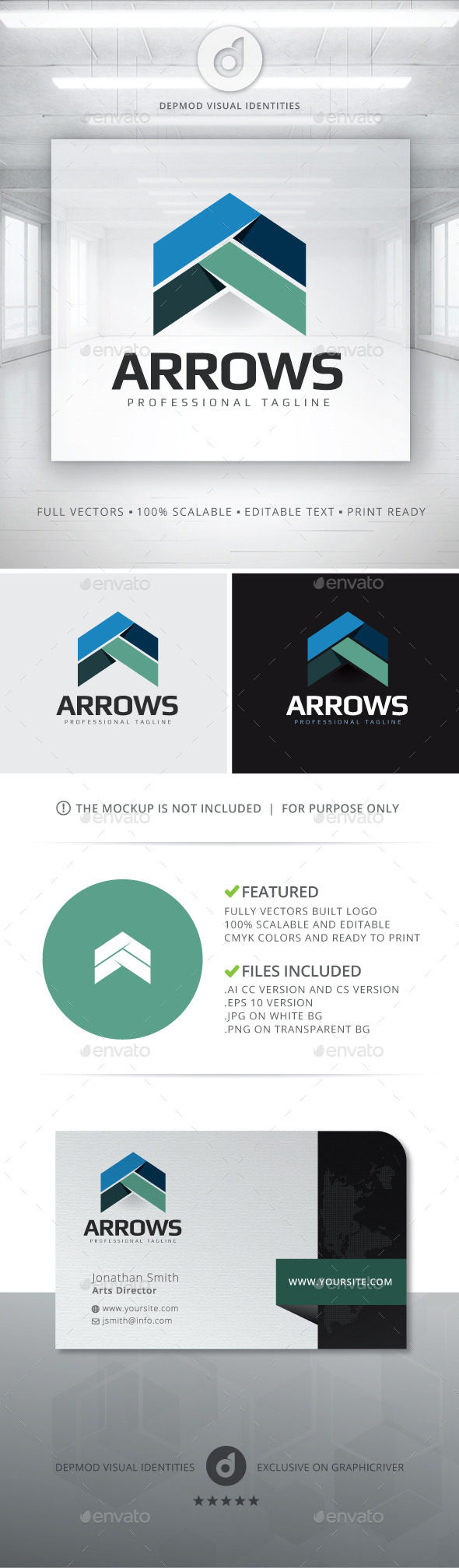 Arrows Logo - Abstract Logo Templates