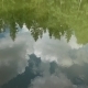 Trees And Sky Reflection In Calm Forest Pond 4K. - VideoHive Item for Sale