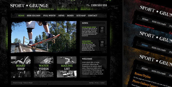 Download Sport and Grunge - HTML