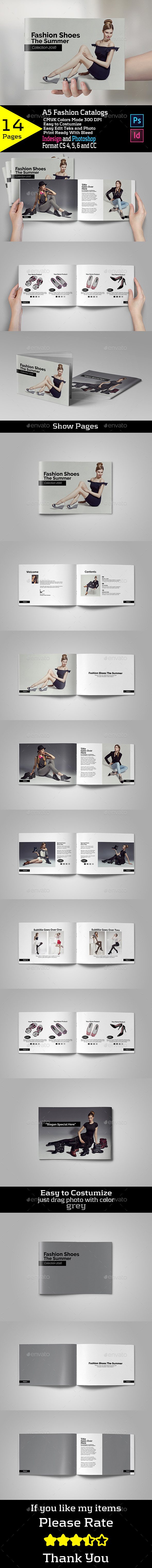 A5 Fashion Catalogs - Brochures Print Templates