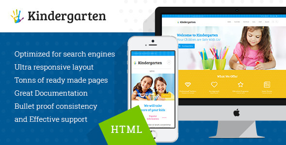 Kindergarten - Children - ThemeForest 12850911