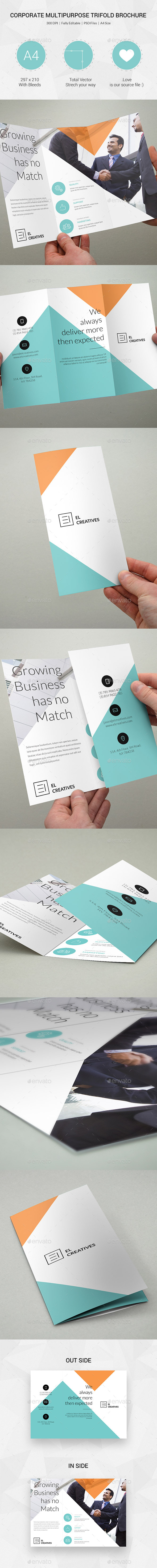 Minimal Creative Trifold Brochure - 16 - Corporate Brochures