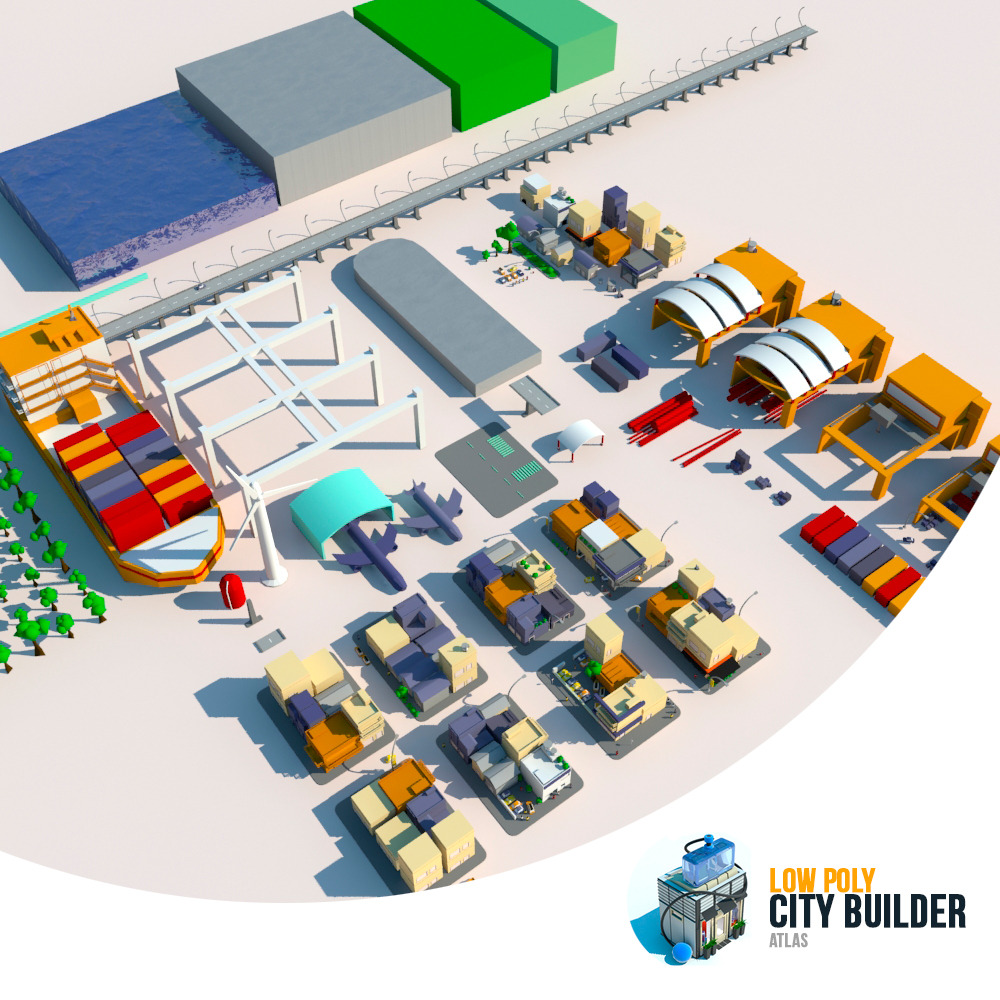 Low Poly City Builder By Ivngraphics 3docean