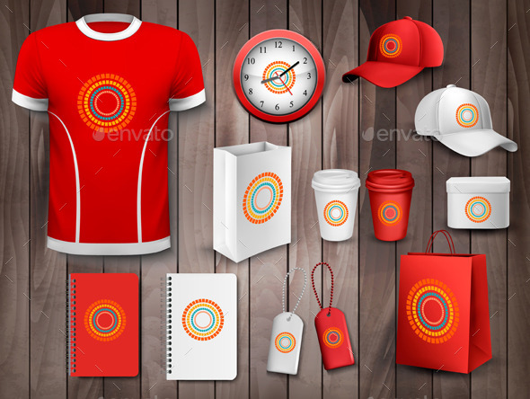 Corporate Identity Template Set Vector - Business Conceptual