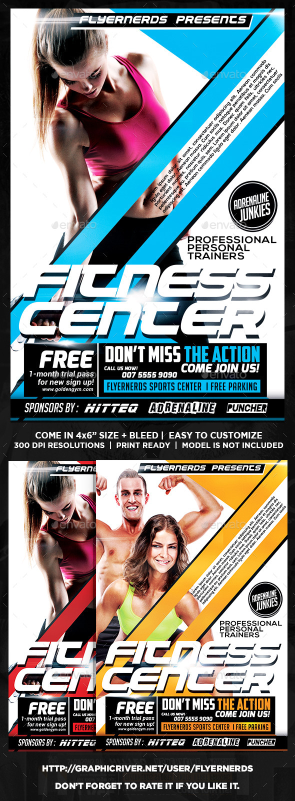 Fitness Sports Flyer - Sports Events