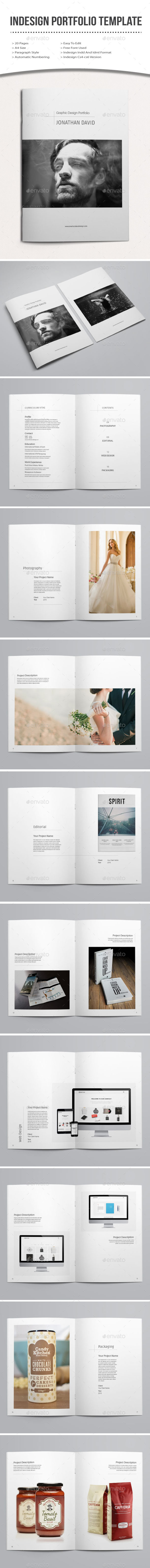 indesign portfolio template indesign portfolio template