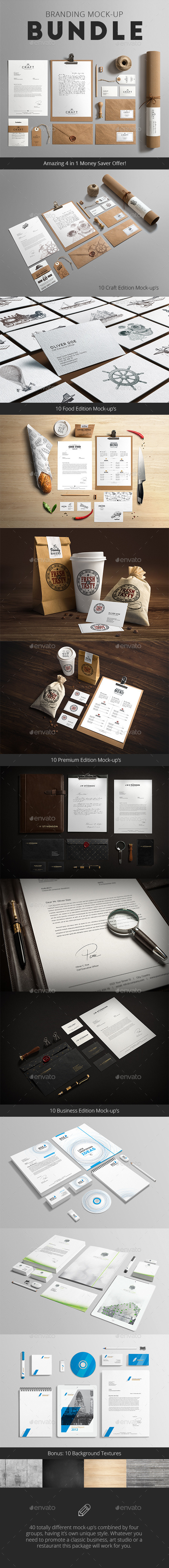 Stationery Branding Mock-Up Bundle Stationery Branding Mock-Up Bundle