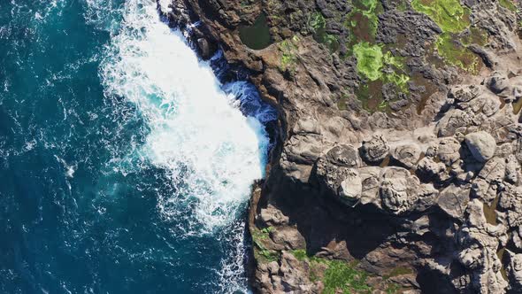 Wild Shoreline Aerial View