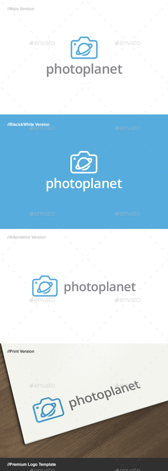 Photo Planet Logo - Objects Logo Templates