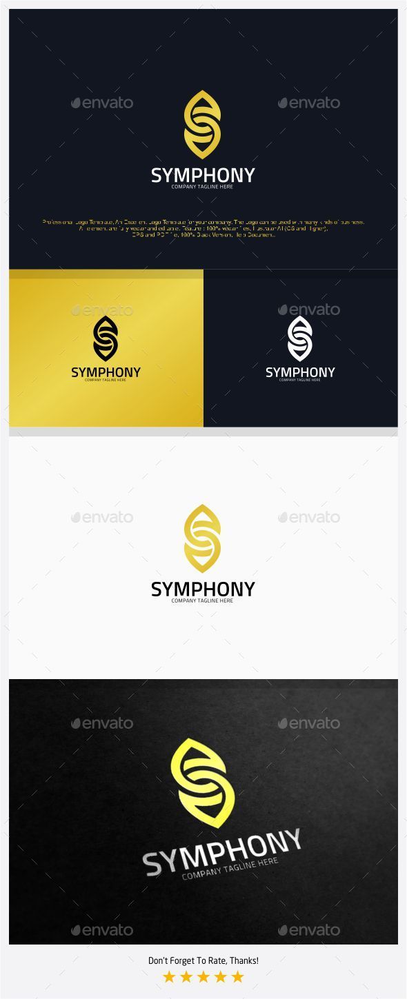 Letter S - Symphony Logo - Letters Logo Templates