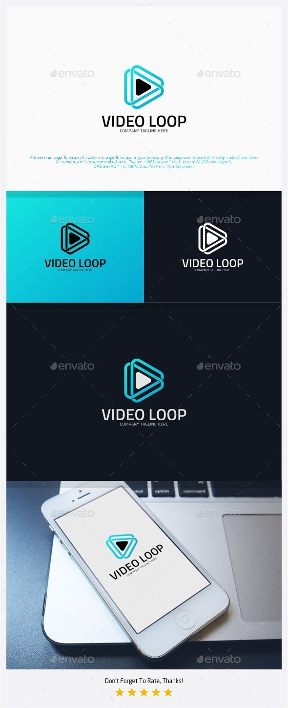 Video Loop - Infinite Media Logo - Symbols Logo Templates