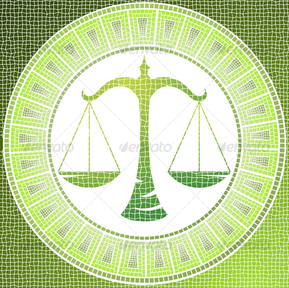 Libra zodiac sign - Man-made Objects Objects