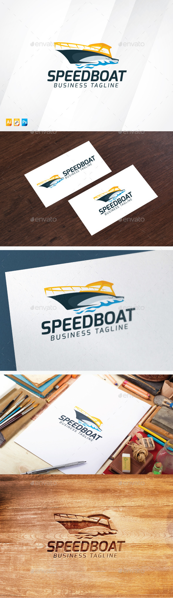 Speedboat - Objects Logo Templates
