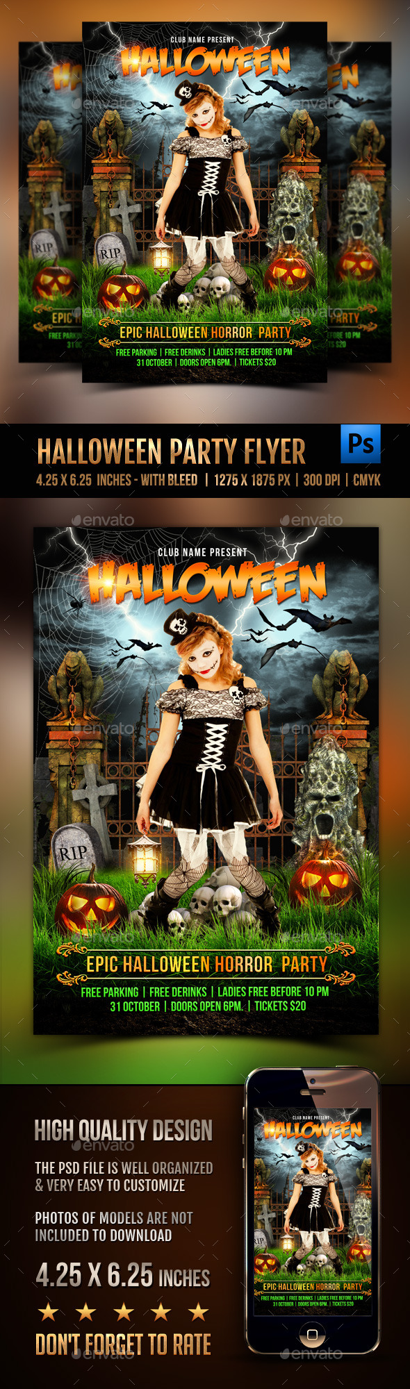Halloween Party Flyer - Events Flyers