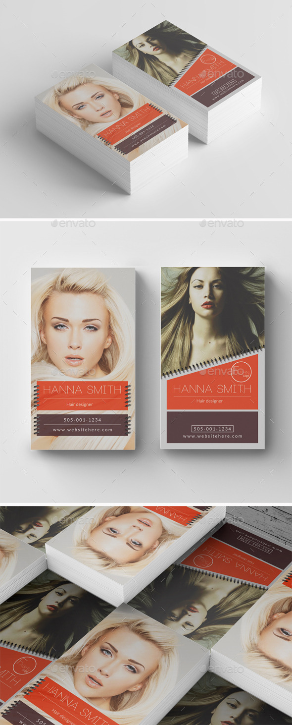Hair Designer Business Card Hair Designer Business Card
