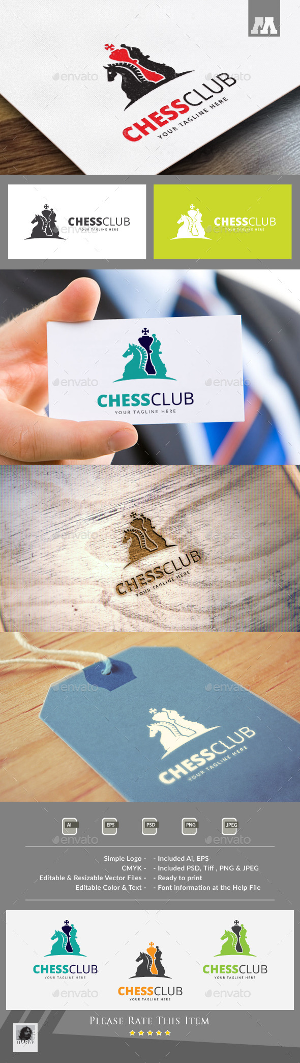 Chess Club Logo Template Chess Club Logo Template