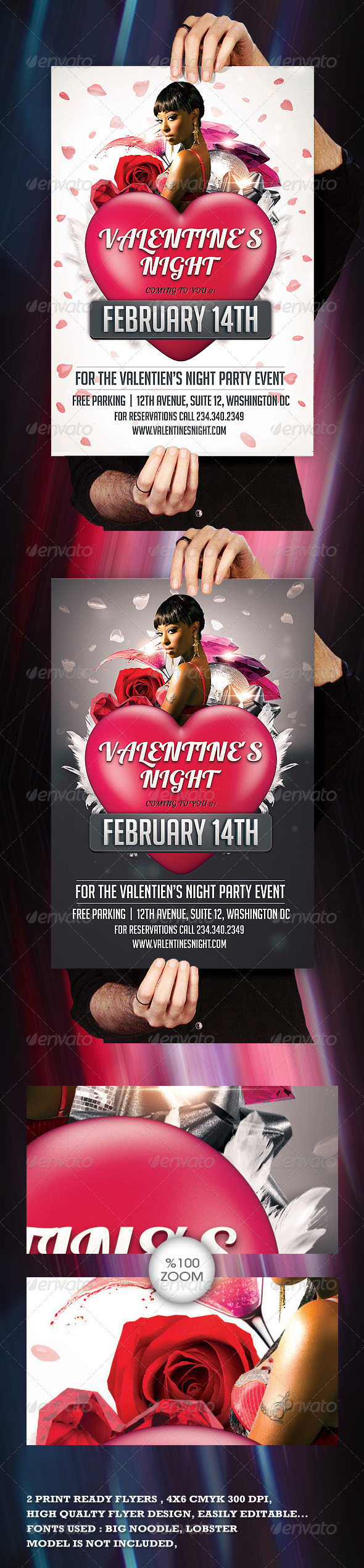 Valentines Night Flyer