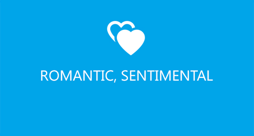 Romantic, Sentimental