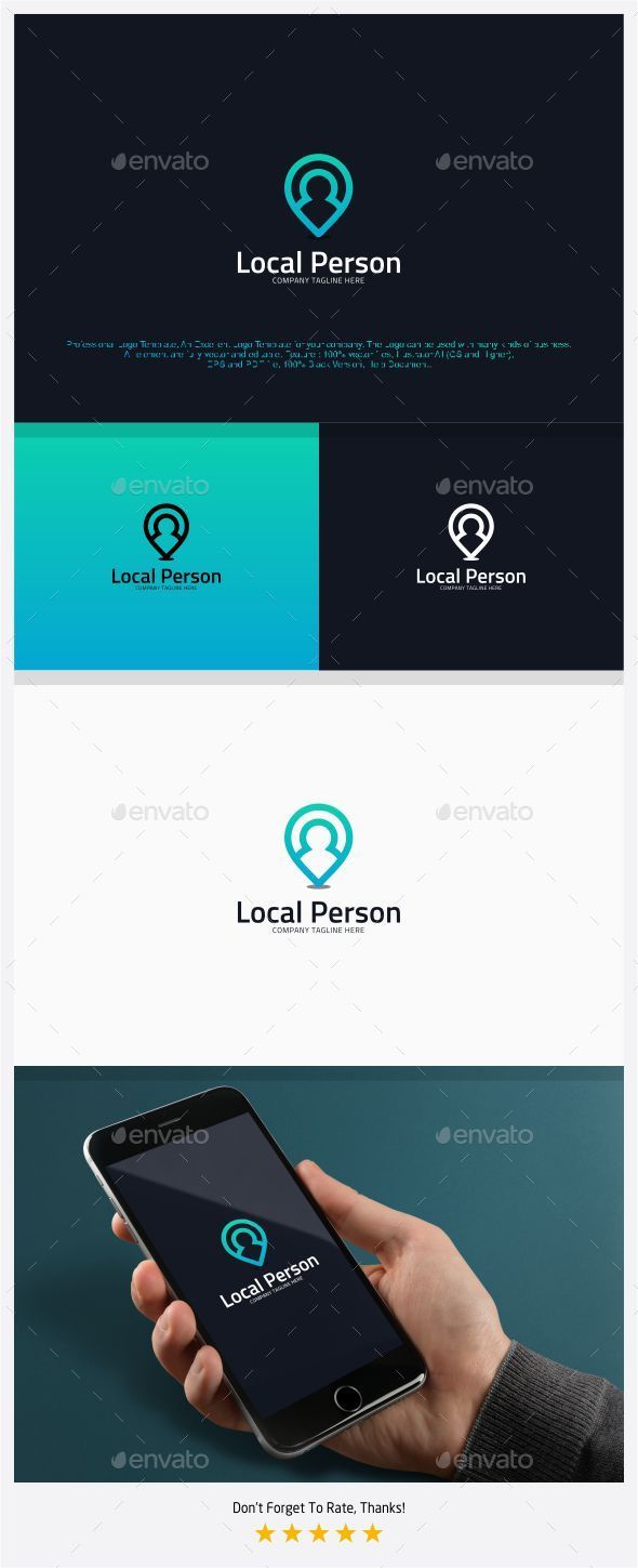 Local Person - Find People Logo - Humans Logo Templates