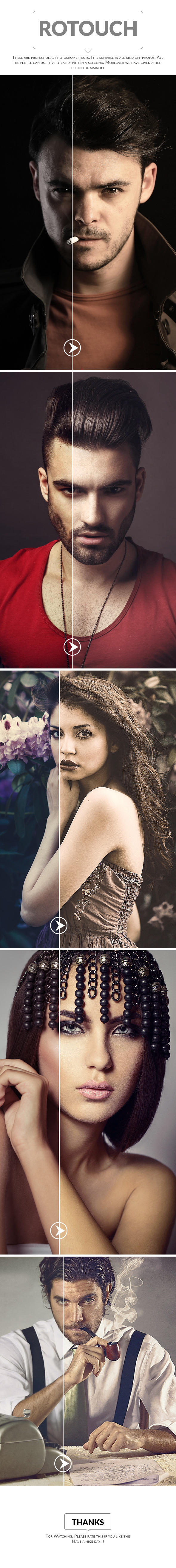 Retouch Action - Photo Effects Actions